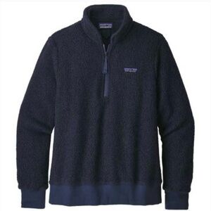 Patagonia Navy Blue Woolyester Pullover Size Large